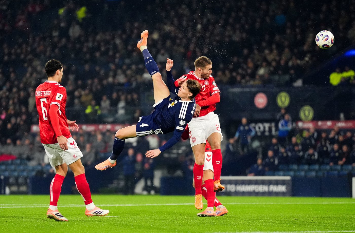 Scott McTominay scores bicycle kick goal for Scotland in key World Cup qualifying match | iNFOnews.ca