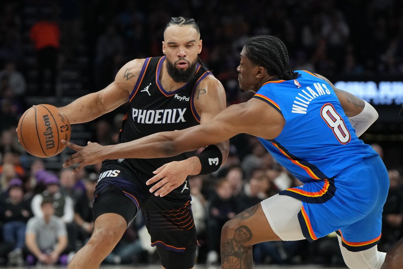 Devin Booker hits a 3-pointer with 0.7 seconds left to lift Suns over NBA-best Thunder 108-105 | iNFOnews.ca