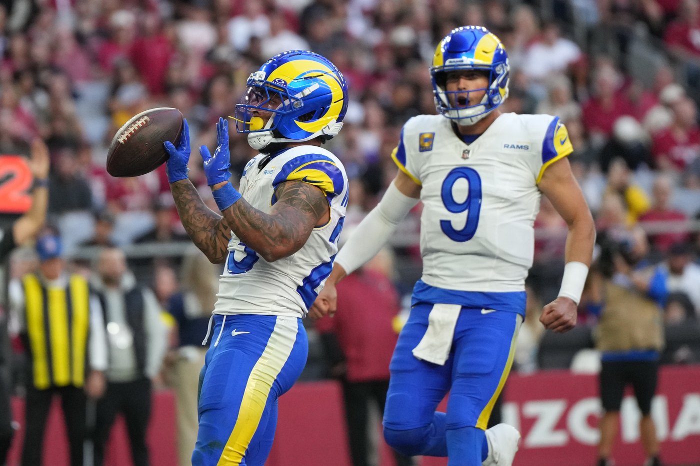 Matthew Stafford and Puka Nacua help Rams stay tied atop NFC West with 45-17 win over Cardinals | iNFOnews.ca