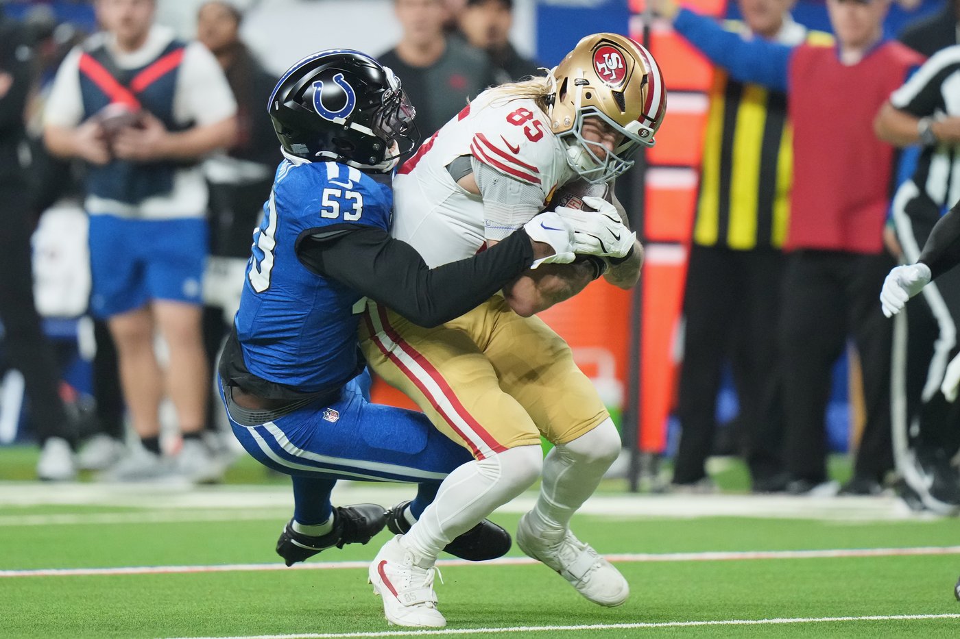 George Kittle misses practice with ankle injury, status for Niners' game against Bears in question | iNFOnews.ca George Kittle misses practice with ankle injury, status for Niners' game against Bears in question | iNFOnews.ca