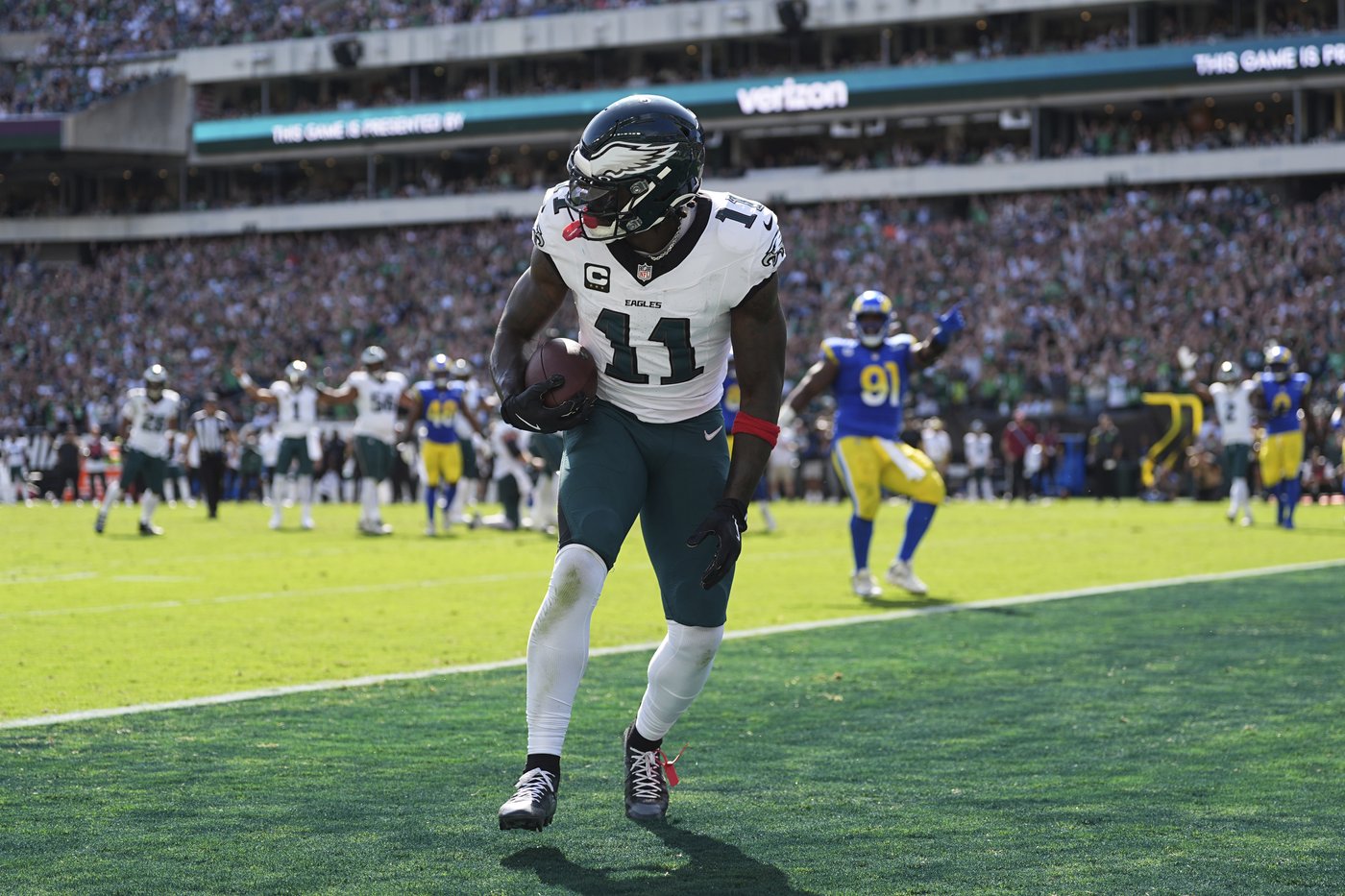A.J. Brown's cryptic social media post sparks concern despite Eagles' 4-0 start | iNFOnews.ca