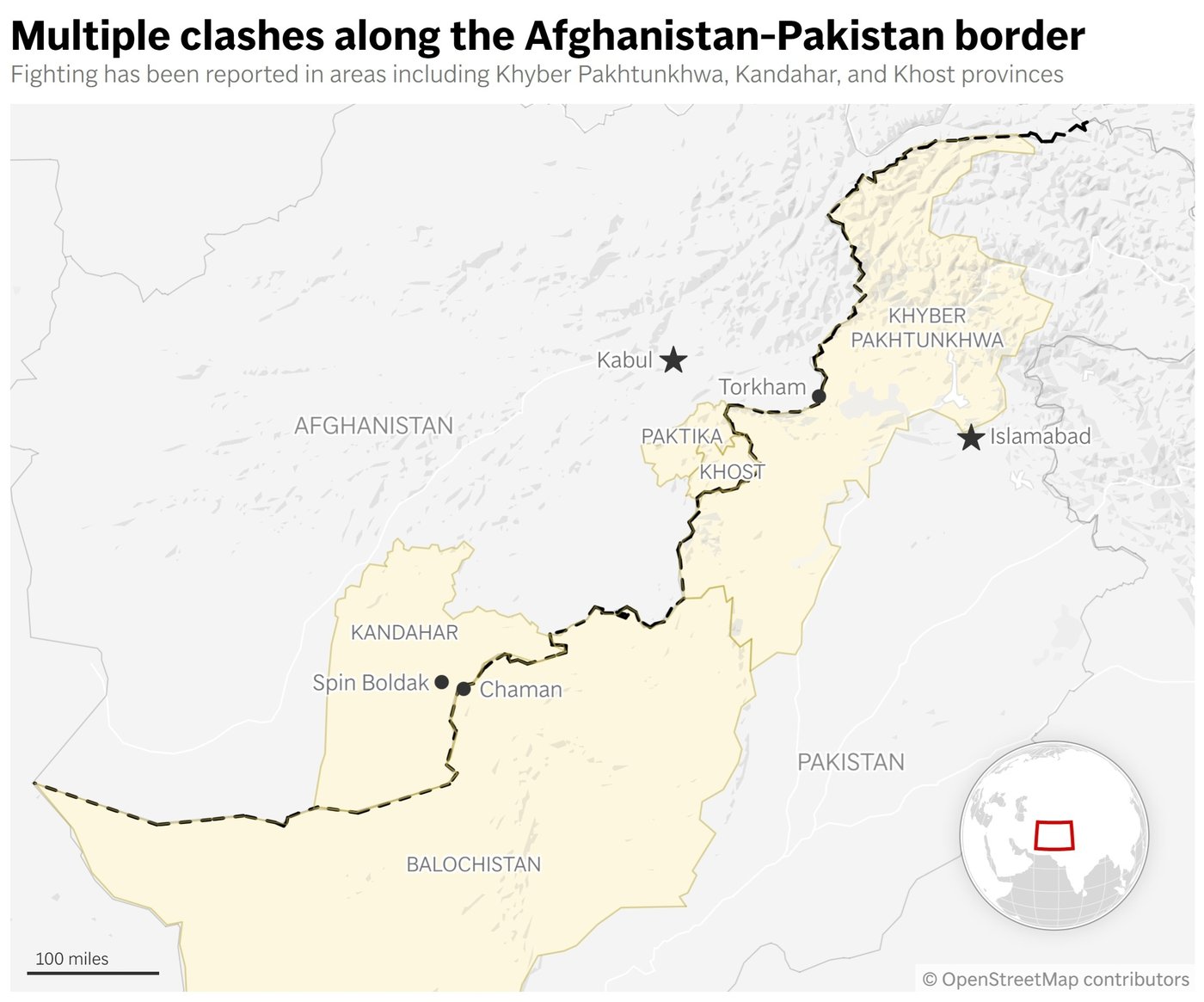 Pakistan and Afghanistan announce ceasefire after deadliest clashes in years | iNFOnews.ca