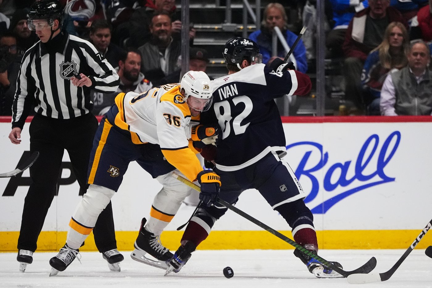 O'Reilly nets hat trick as Predators hand Avalanche 1st home loss in regulation, 7-3 | iNFOnews.ca