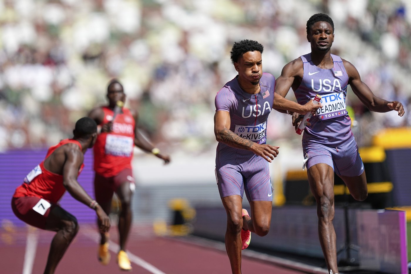 A day later, US 4x400 relay team gets a second chance and moves to the final at worlds | iNFOnews.ca