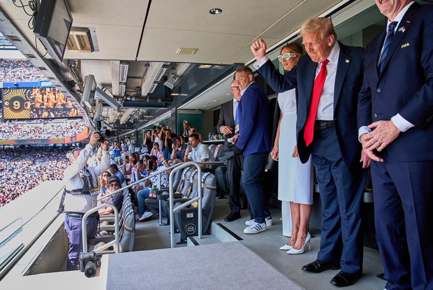 Trump loves the spotlight that comes with sports. He especially loves when it's on him | iNFOnews.ca