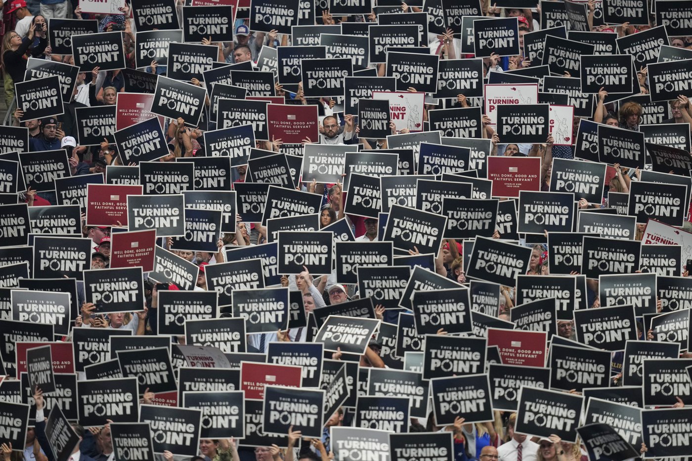Photos of conservative activist Charlie Kirk's memorial service | iNFOnews.ca