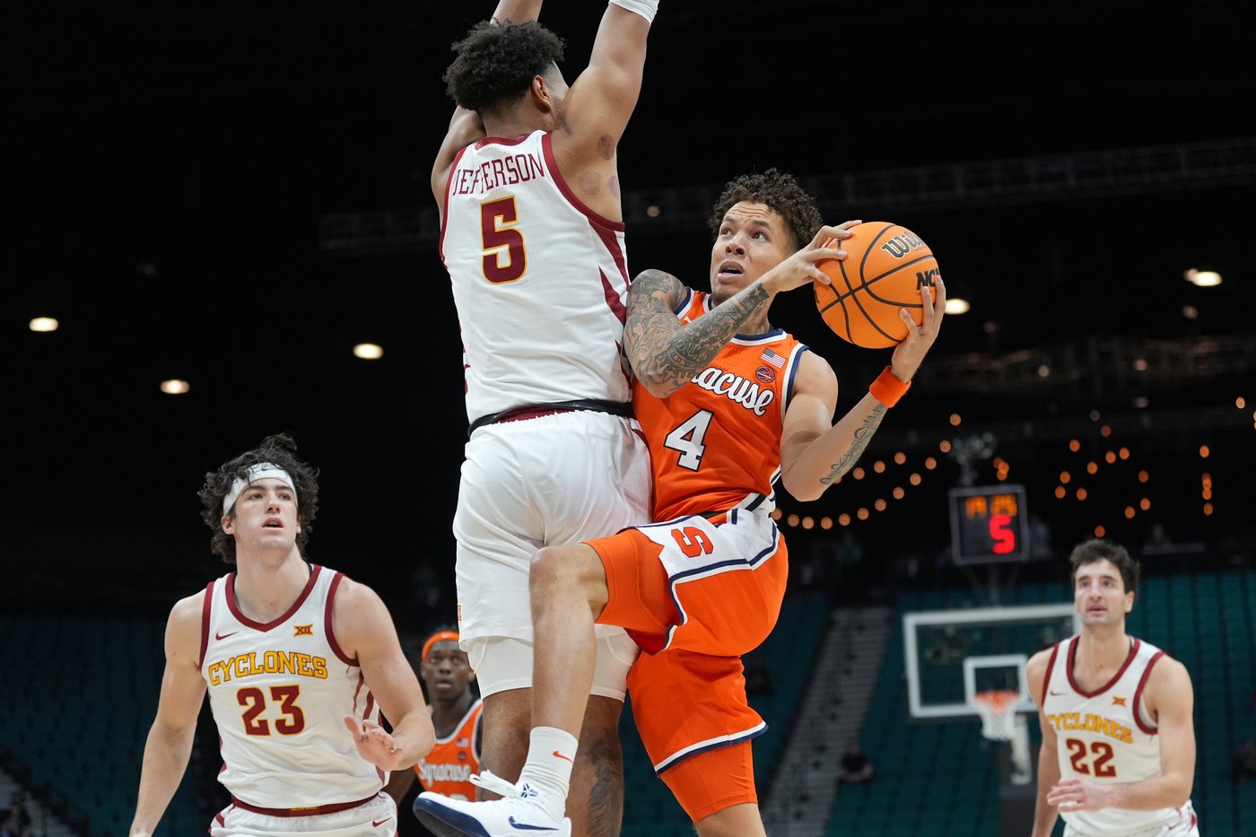 Milan Momcilovic scores 24, leads No. 15 Iowa State over Syracuse 95-64 at Players Era | iNFOnews.ca