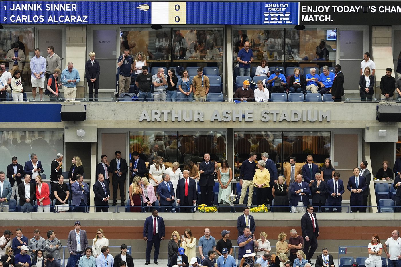 Trump's US Open visit sparks boos and long security lines | iNFOnews.ca Trump's US Open visit sparks boos and long security lines | iNFOnews.ca