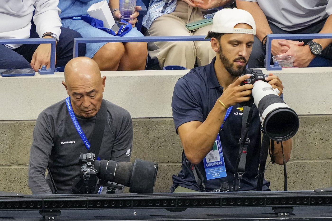 Basketball player Landry Shamet takes his shots as a photographer working at the US Open | iNFOnews.ca