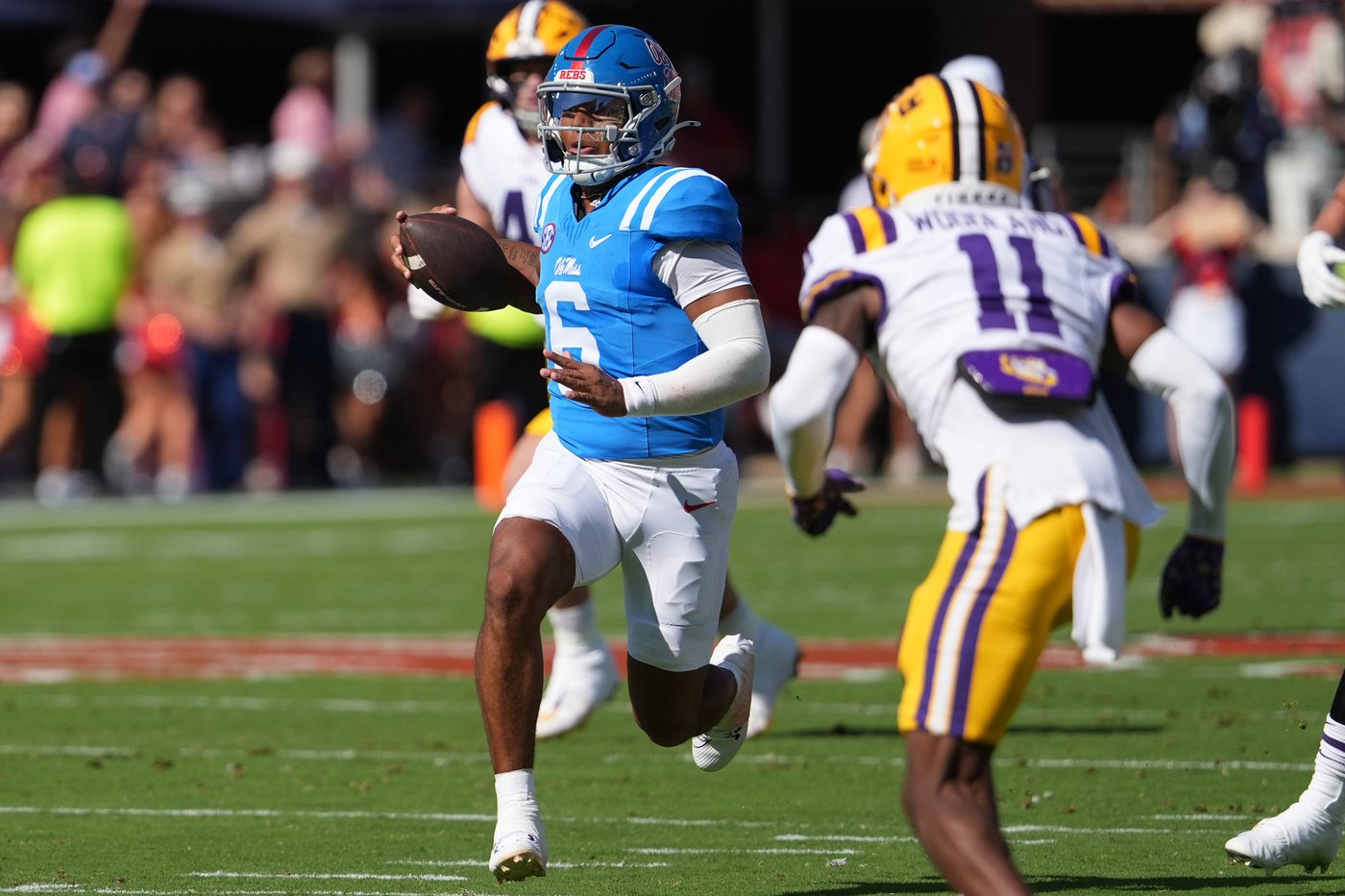 Chambliss' 385 scrimmage yards propels No. 13 Mississippi past No. 4 LSU, 24-19 | iNFOnews.ca