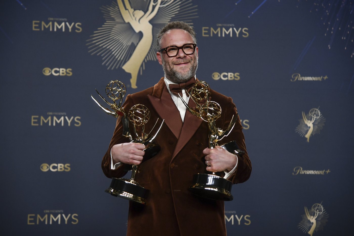 Seth Rogen and Evan Goldberg set Emmy record with comedy wins for 'The Studio' | iNFOnews.ca