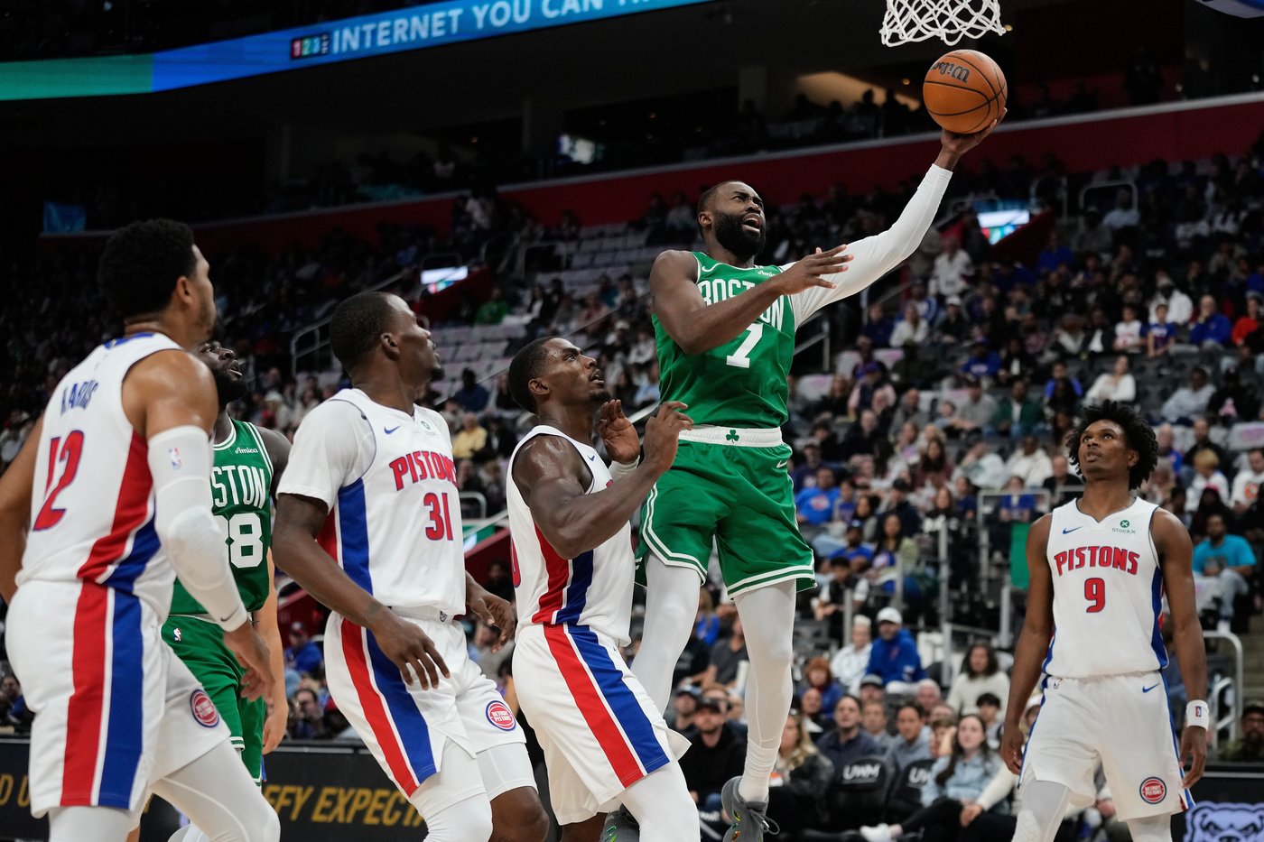 Cunningham scores 25, helps Pistons overcome slow start and Brown's 41 points to top Celtics 119-113 | iNFOnews.ca Cunningham scores 25, helps Pistons overcome slow start and Brown's 41 points to top Celtics 119-113 | iNFOnews.ca
