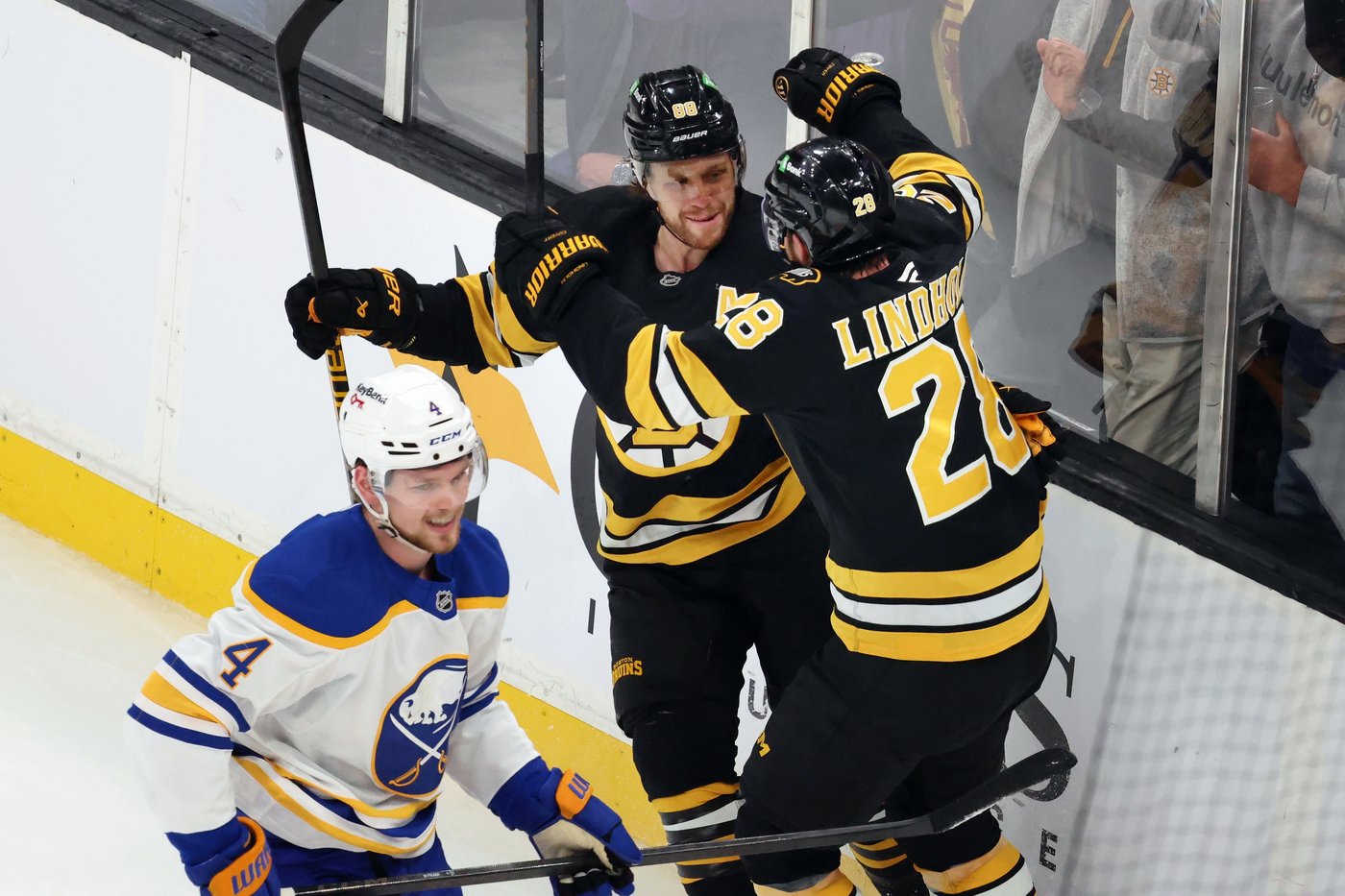 Marat Khusnutdinov scores in OT, Morgan Geekie has goal in 6th straight as Bruins beat Sabres 4-3 | iNFOnews.ca Marat Khusnutdinov scores in OT, Morgan Geekie has goal in 6th straight as Bruins beat Sabres 4-3 | iNFOnews.ca