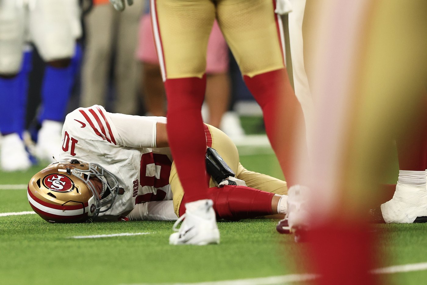 Brock Purdy remains out and Mac Jones is limited for the 49ers | iNFOnews.ca Brock Purdy remains out and Mac Jones is limited for the 49ers | iNFOnews.ca