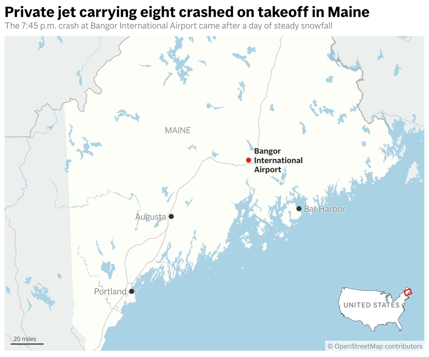 Investigation into Maine plane crash that killed 6 held back by snow and winter weather | iNFOnews.ca Investigation into Maine plane crash that killed 6 held back by snow and winter weather | iNFOnews.ca