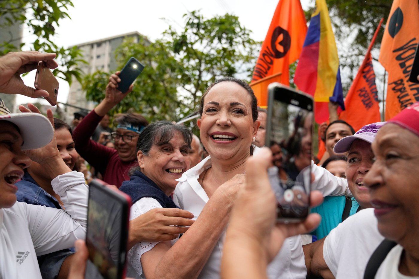 Photos of Venezuelan opposition leader María Corina Machado who has won the Nobel Peace Prize | iNFOnews.ca