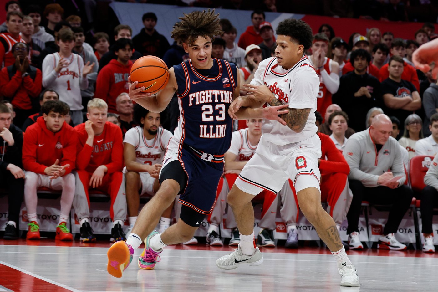 Keaton Wagler's 23 points lead No. 13 Illinois to 88-80 victory over Ohio State in Big Ten opener | iNFOnews.ca Keaton Wagler's 23 points lead No. 13 Illinois to 88-80 victory over Ohio State in Big Ten opener | iNFOnews.ca