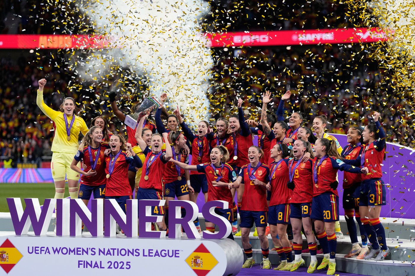 Spain keeps Women's Nations League title as Pina scores twice in 3-0 victory over Germany | iNFOnews.ca