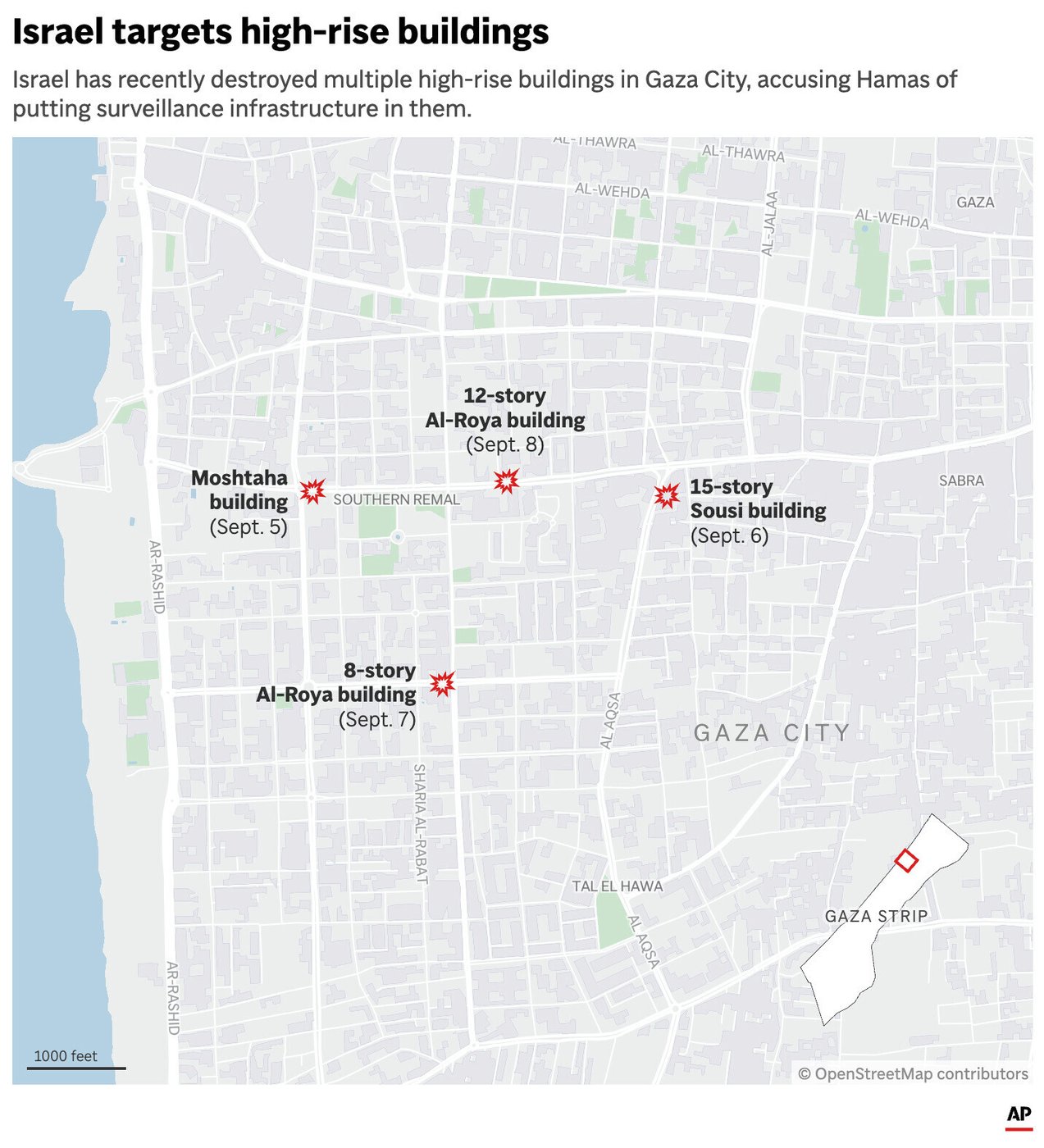 Israel bombs another Gaza City high-rise as US advances a new ceasefire proposal | iNFOnews.ca