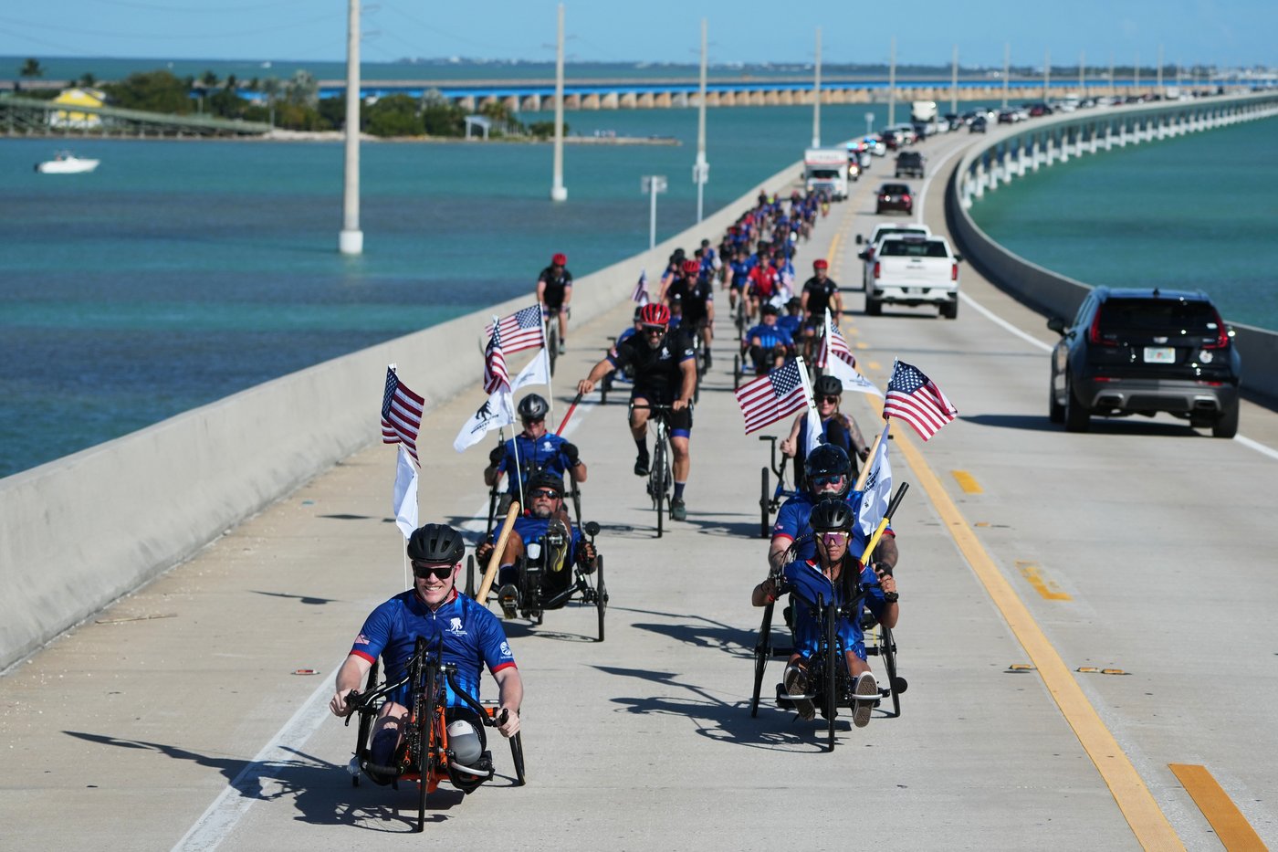Wounded veterans cycle through Florida Keys for annual Soldier Ride | iNFOnews.ca