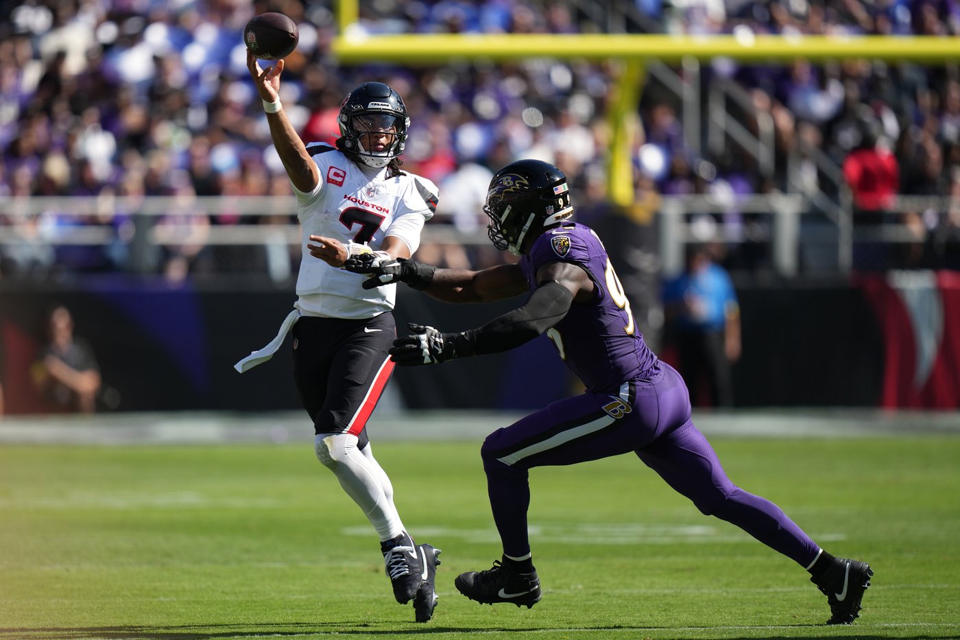Short-handed, skidding Ravens reach pivotal point of season after 44-10 loss to Houston | iNFOnews.ca