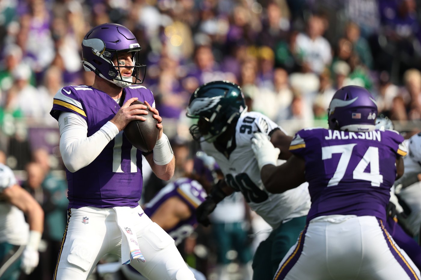 Six red zone trips and just 1 touchdown is the story of what went wrong for the Vikings vs Eagles | iNFOnews.ca Six red zone trips and just 1 touchdown is the story of what went wrong for the Vikings vs Eagles | iNFOnews.ca