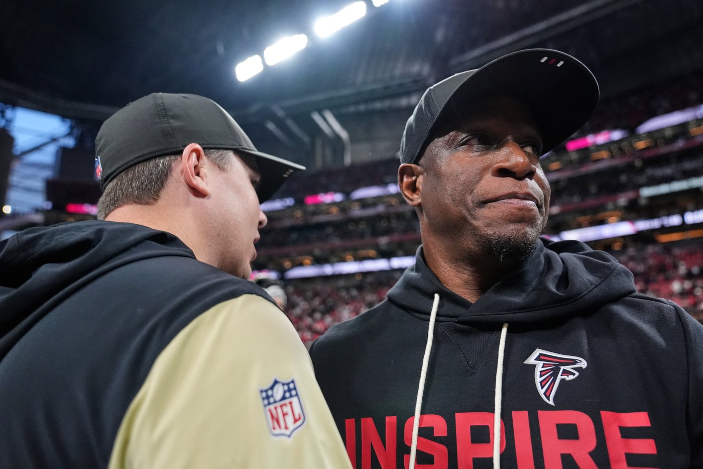 Falcons fire coach Raheem Morris, GM Terry Fontenot hours after finishing 8-9 season | iNFOnews.ca