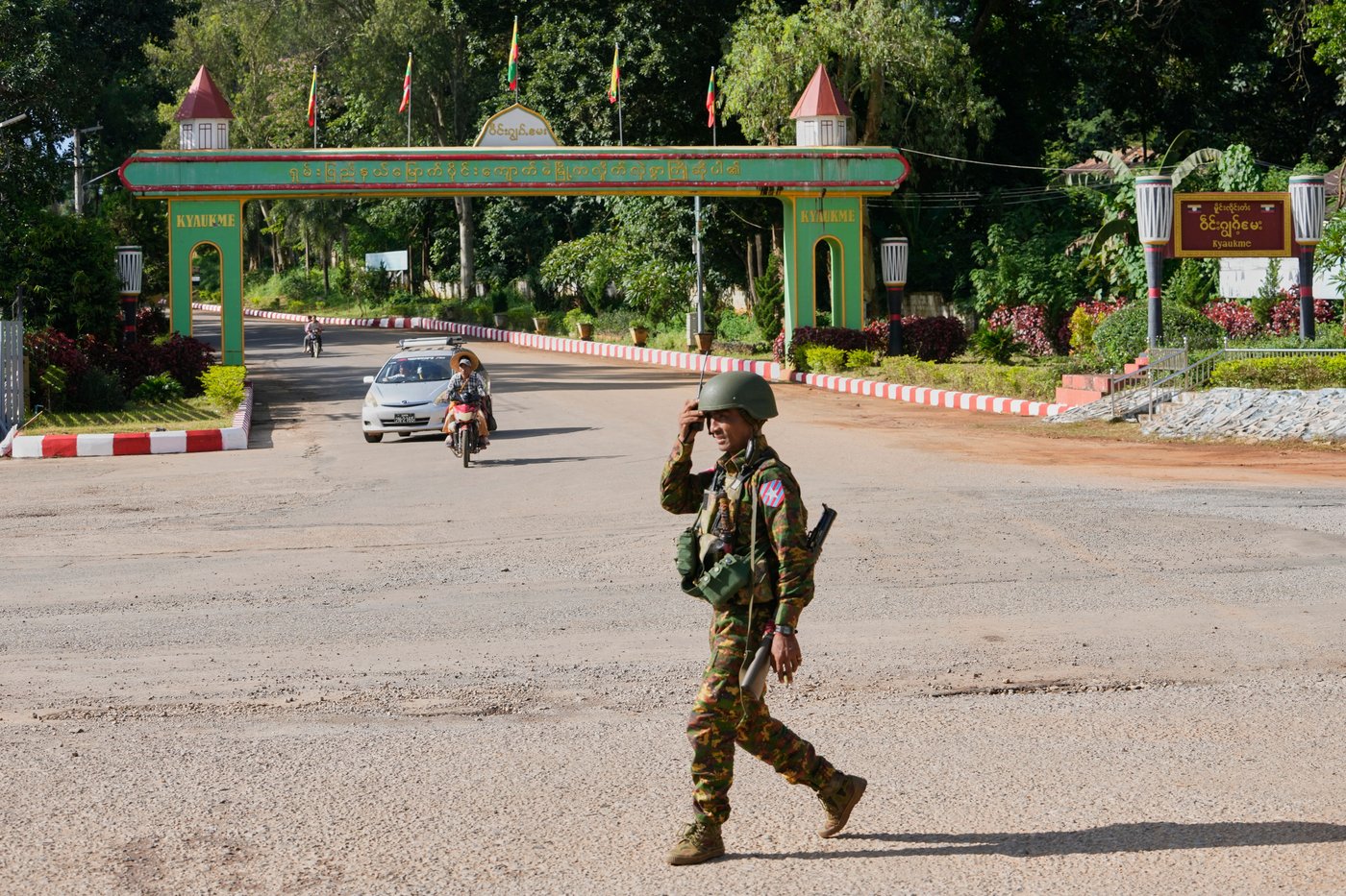 Photos show a town ravaged by civil war in Myanmar | iNFOnews.ca