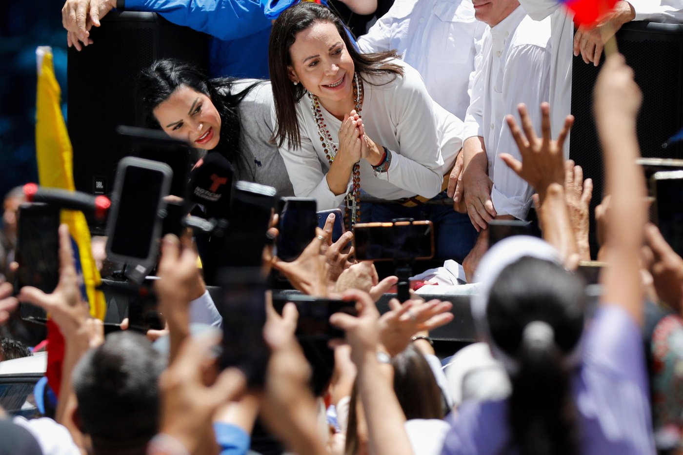 Photos of Venezuelan opposition leader María Corina Machado who has won the Nobel Peace Prize | iNFOnews.ca