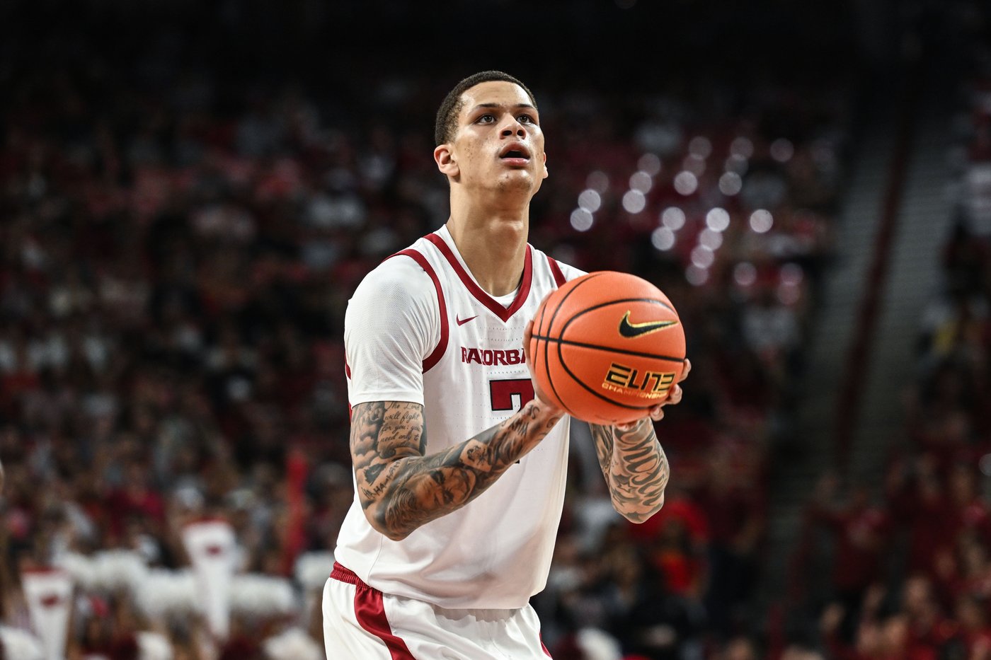No. 21 Arkansas holds off Samford 79-75 behind freshman guards | iNFOnews.ca No. 21 Arkansas holds off Samford 79-75 behind freshman guards | iNFOnews.ca