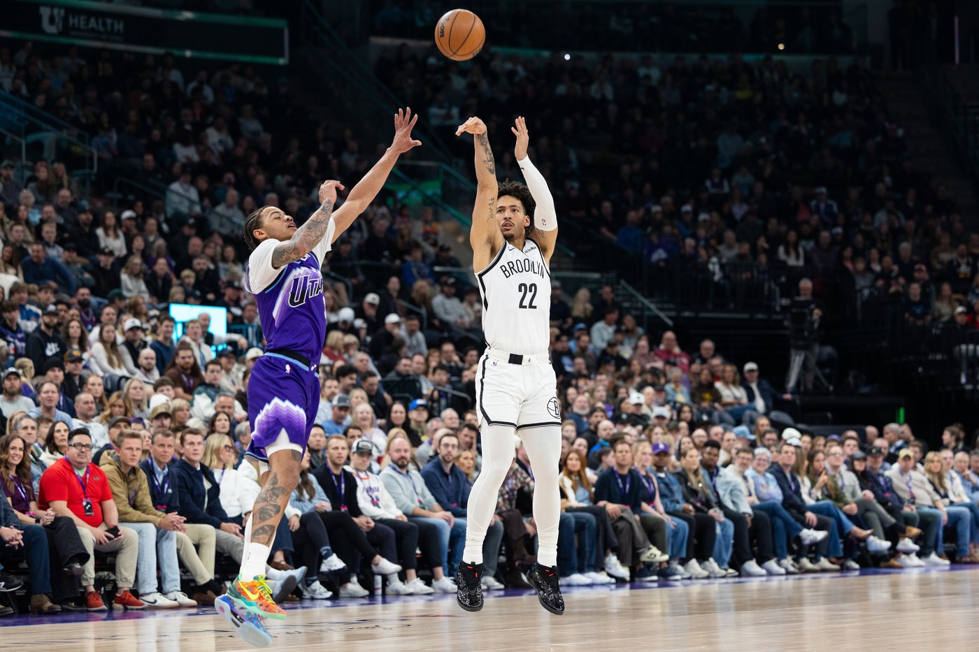 Egor Demin sets NBA rookie 3-point record as Nets snap 7-game skid with 109-99 win over Jazz | iNFOnews.ca