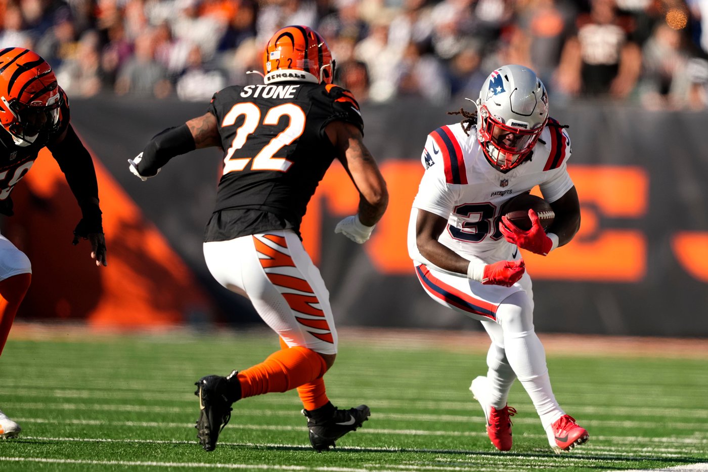 Geno Stone's pick-6 and career-high 13 tackles not enough to lift Bengals over Patriots | iNFOnews.ca Geno Stone's pick-6 and career-high 13 tackles not enough to lift Bengals over Patriots | iNFOnews.ca