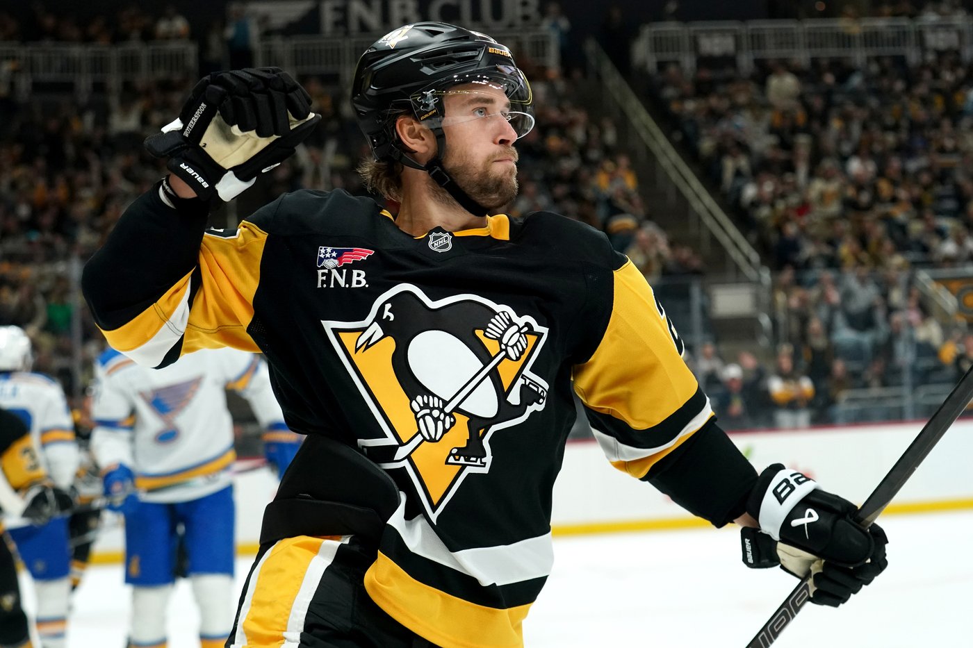 Crosby has goal, 2 assists to reach 1,700 points as Penguins beat Blues 6-3 | iNFOnews.ca Crosby has goal, 2 assists to reach 1,700 points as Penguins beat Blues 6-3 | iNFOnews.ca