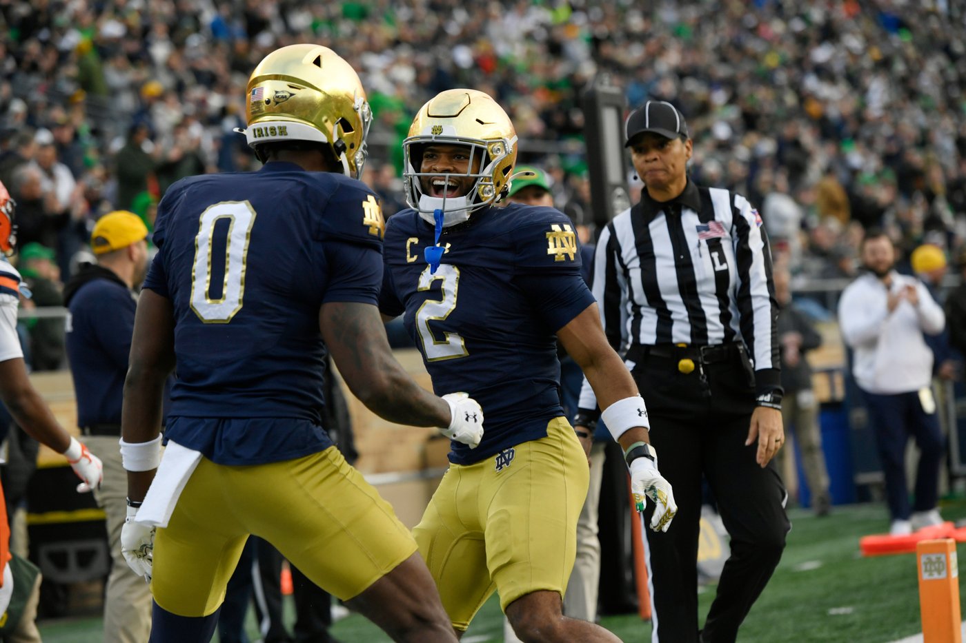 Jeremiyah Love scores 3 TDs as No. 9 Notre Dame overwhelms injury-ravaged Syracuse 70-7 | iNFOnews.ca