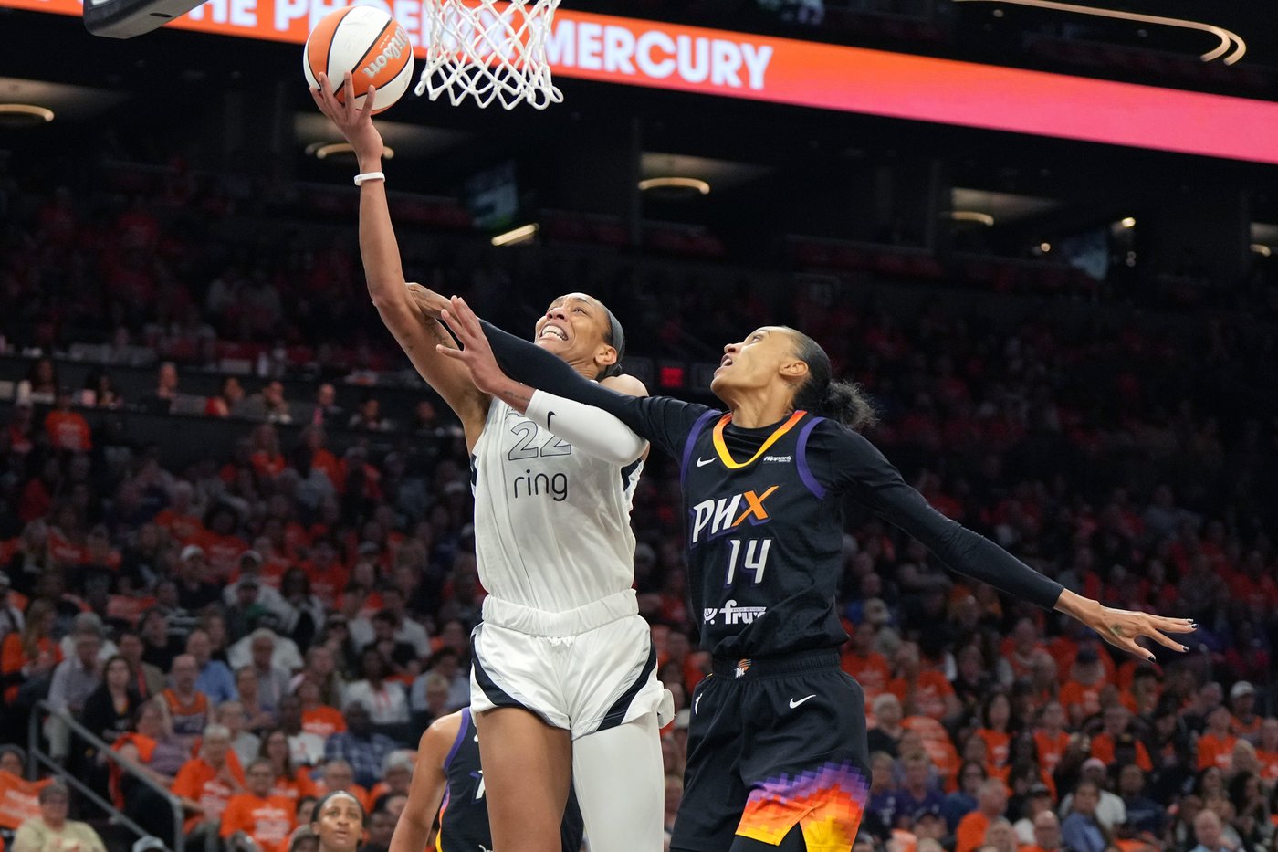 Wilson hits last-second jumper to lift Aces over Mercury 90-88 for a 3-0 lead in the WNBA Finals | iNFOnews.ca Wilson hits last-second jumper to lift Aces over Mercury 90-88 for a 3-0 lead in the WNBA Finals | iNFOnews.ca