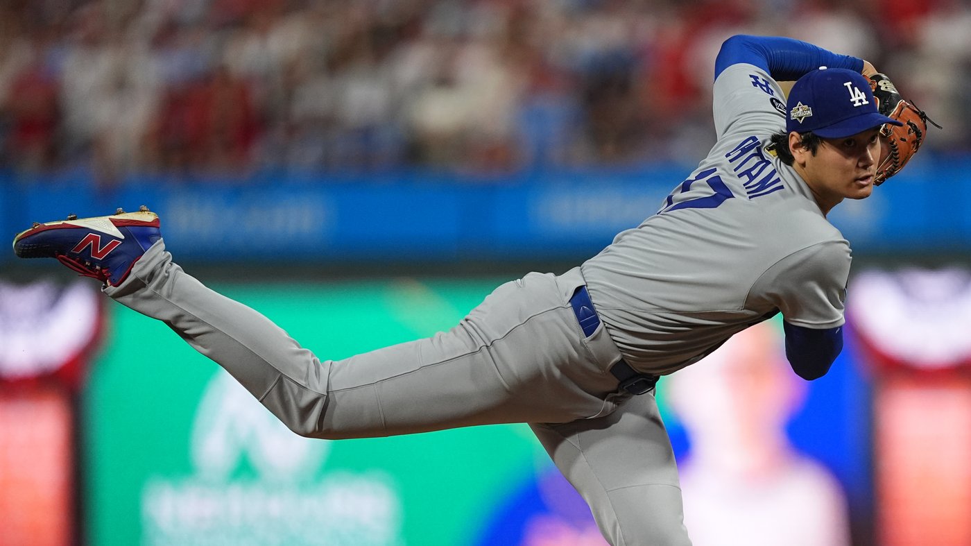 Ohtani's pitching leads Dodgers to Game 1 win despite 4 strikeouts at the plate | iNFOnews.ca