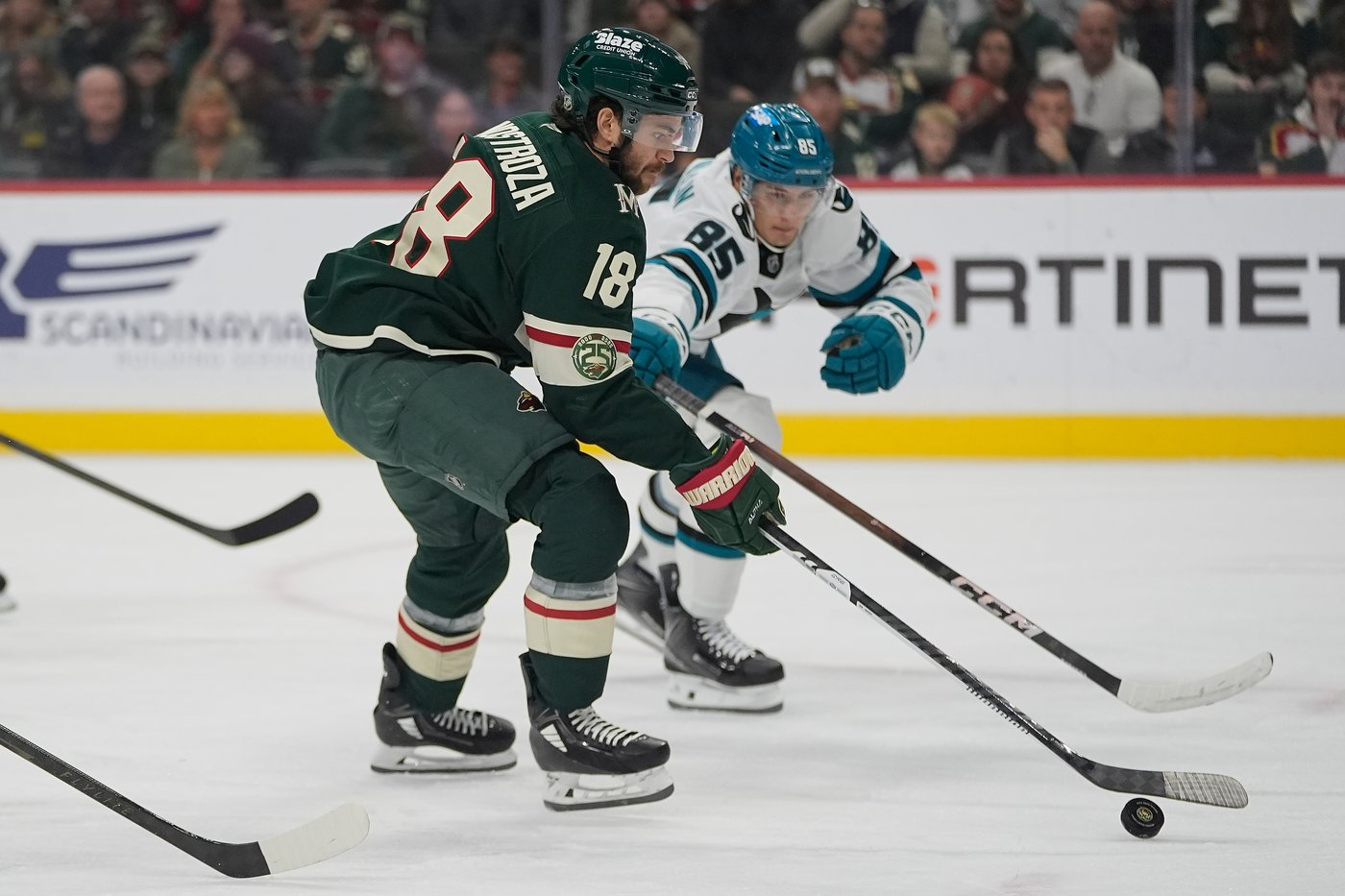 Graf scores in OT as Sharks come back to beat Wild 2-1 | iNFOnews.ca