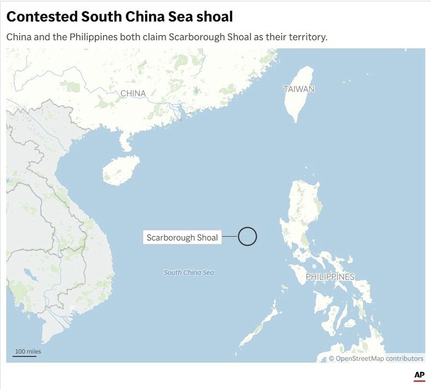 Chinese and Philippine ships collide near disputed shoal in South China Sea | iNFOnews.ca
