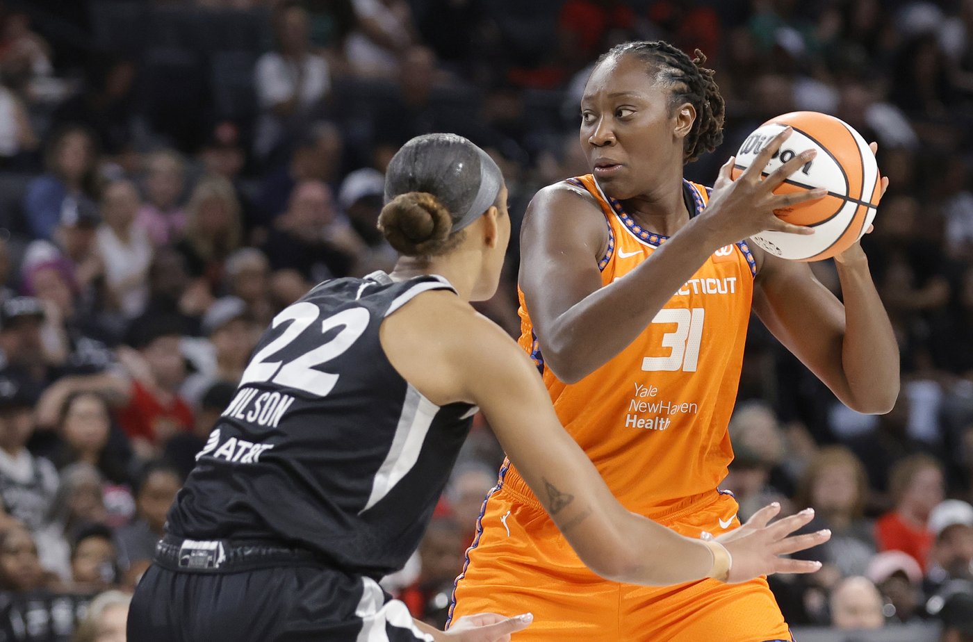 Wilson records historic 30-20 night in Las Vegas Aces win over Connecticut Sum | iNFOnews.ca