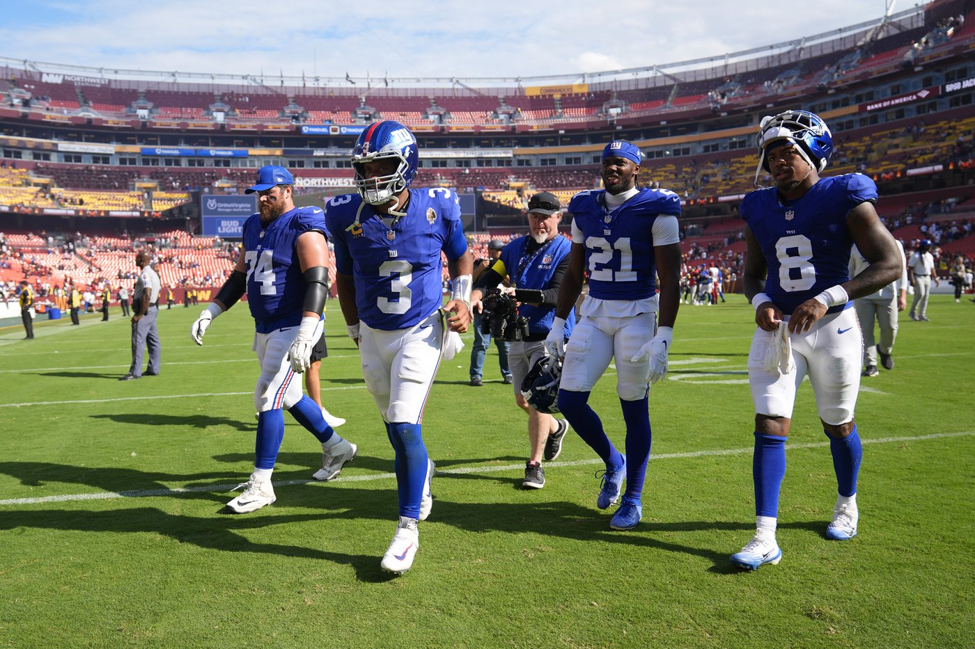 Russell Wilson will remain the Giants' starting QB going into Week 2 | iNFOnews.ca