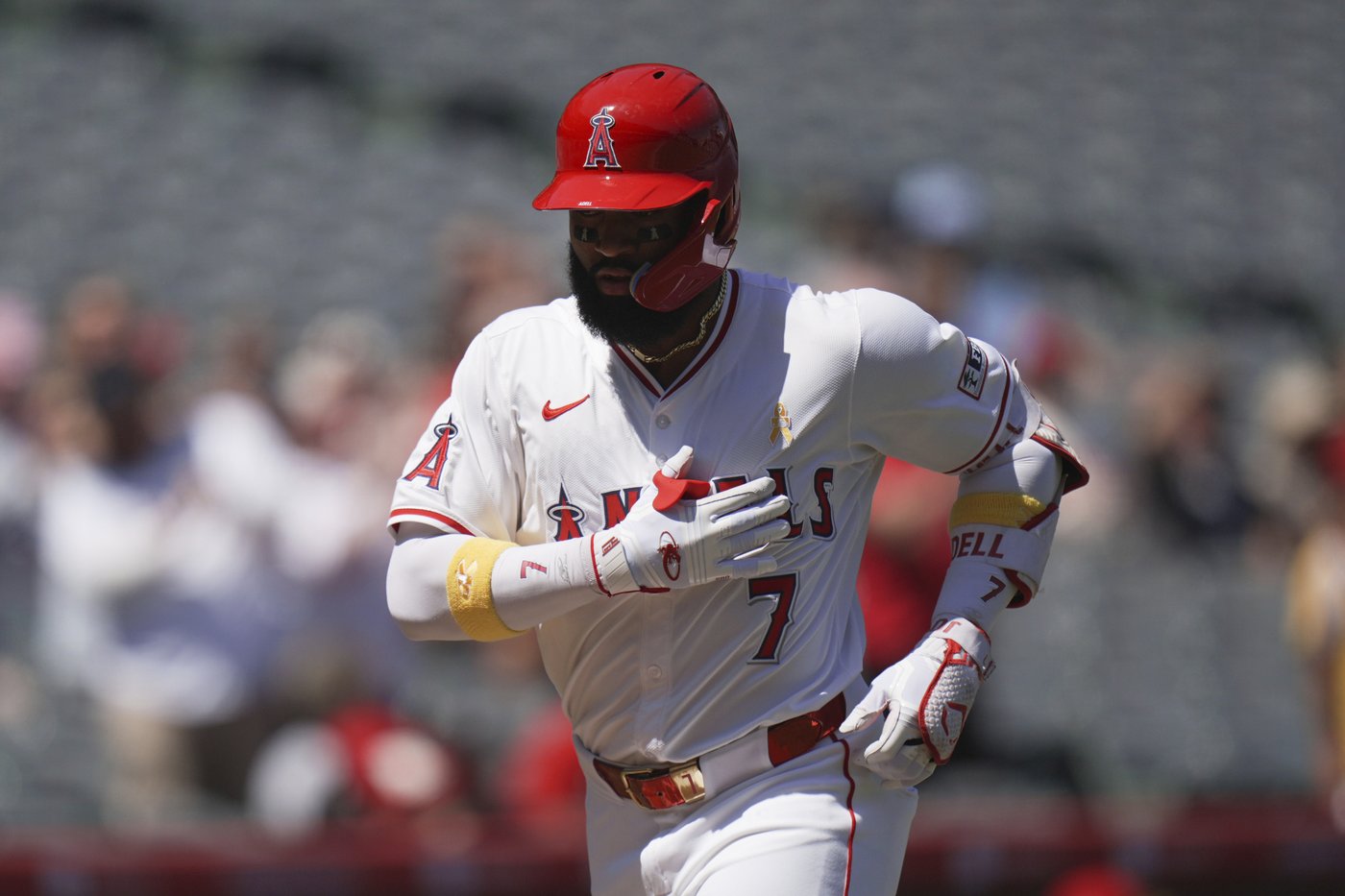 Angels C O'Hoppe to injured list after getting hit in head by backswing. Adell scratched for vertigo | iNFOnews.ca Angels C O'Hoppe to injured list after getting hit in head by backswing. Adell scratched for vertigo | iNFOnews.ca