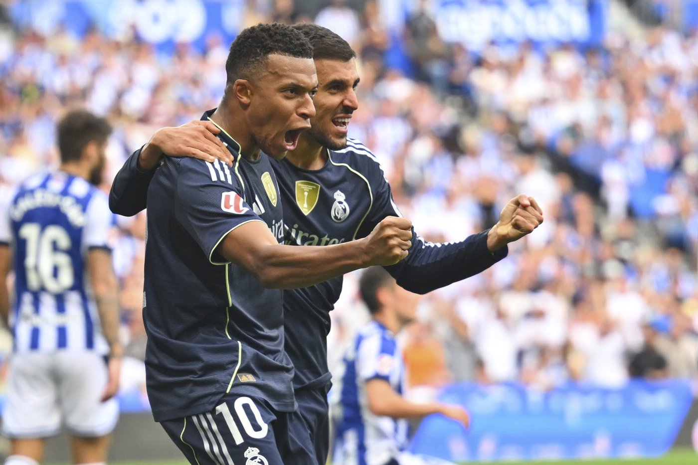 Mbappé leads 10-man Real Madrid to win at Sociedad, Atletico gets first win of the season | iNFOnews.ca Mbappé leads 10-man Real Madrid to win at Sociedad, Atletico gets first win of the season | iNFOnews.ca