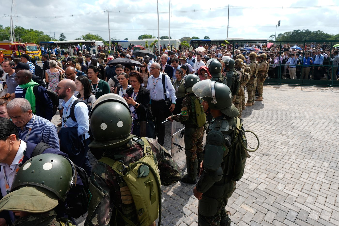 Protesters block the main entrance to COP30 climate talks in Brazil | iNFOnews.ca