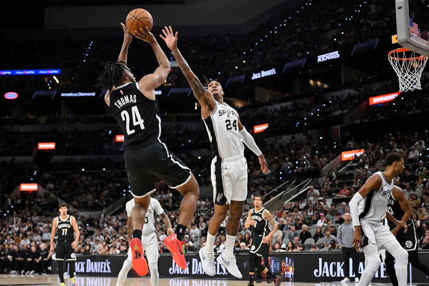 Wembanyama has 31 points and 14 rebounds as Spurs remain unbeaten with 118-107 victory over Nets | iNFOnews.ca Wembanyama has 31 points and 14 rebounds as Spurs remain unbeaten with 118-107 victory over Nets | iNFOnews.ca