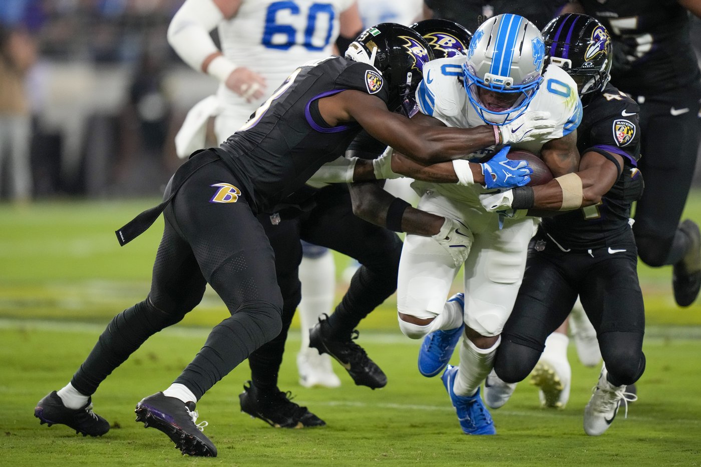 Ravens pushed around, Jackson chased down in humbling 38-30 loss to Lions | iNFOnews.ca
