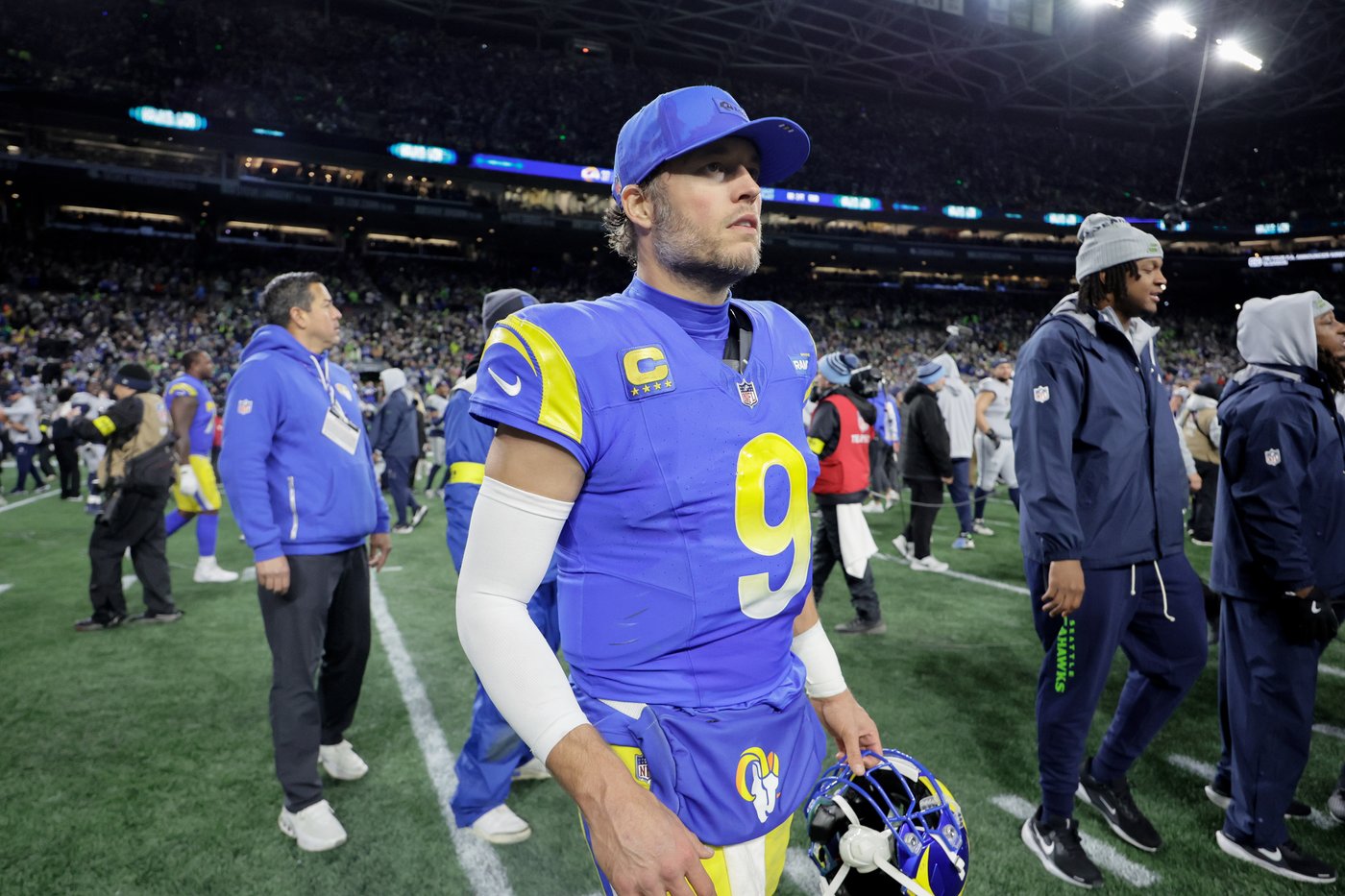 Rams Pro Bowler Stafford heads into Monday night game against the Falcons as the top passer in NFL | iNFOnews.ca