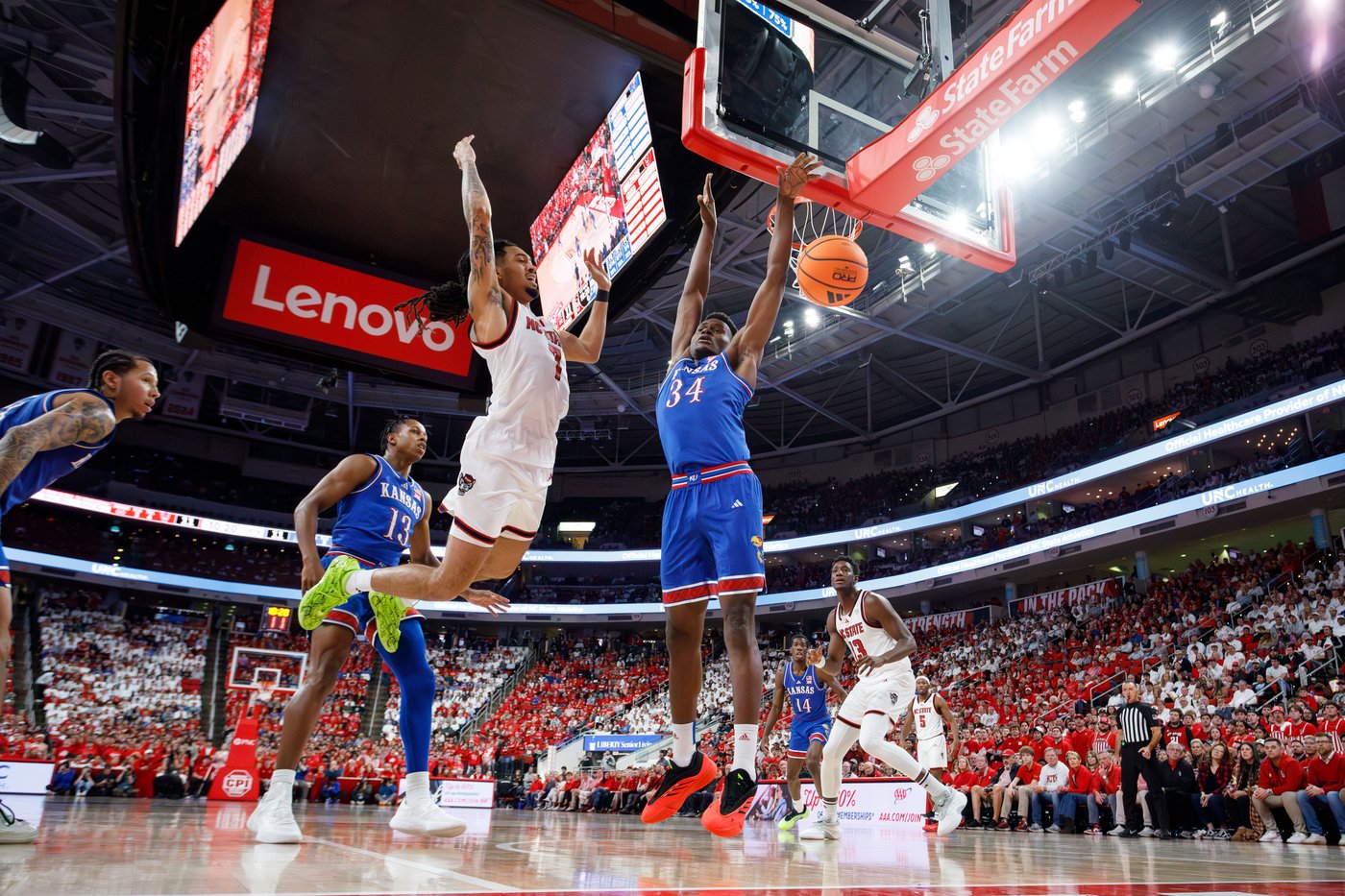 Council's huge day, final-play stop help No. 19 Kansas edge NC State in overtime 77-76 | iNFOnews.ca Council's huge day, final-play stop help No. 19 Kansas edge NC State in overtime 77-76 | iNFOnews.ca