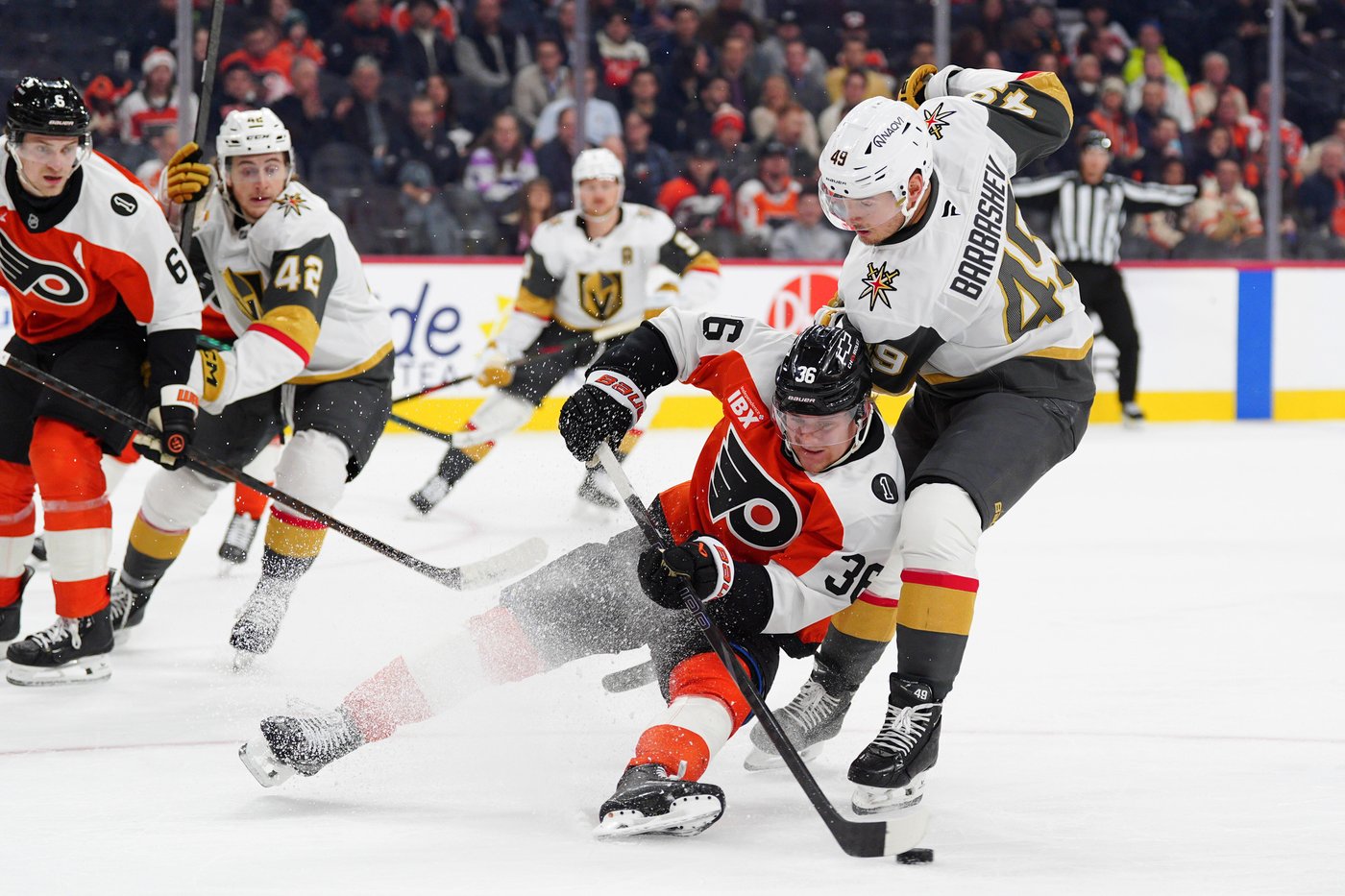 Stone scores his 2nd goal of the game in OT to lift the Golden Knights over the Flyers 3-2 | iNFOnews.ca Stone scores his 2nd goal of the game in OT to lift the Golden Knights over the Flyers 3-2 | iNFOnews.ca