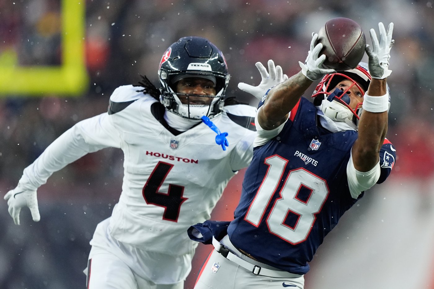 Maye throws 3 TD passes, Stroud has 4 INTs as Patriots top Texans 28-16 to advance to AFC title game | iNFOnews.ca Maye throws 3 TD passes, Stroud has 4 INTs as Patriots top Texans 28-16 to advance to AFC title game | iNFOnews.ca