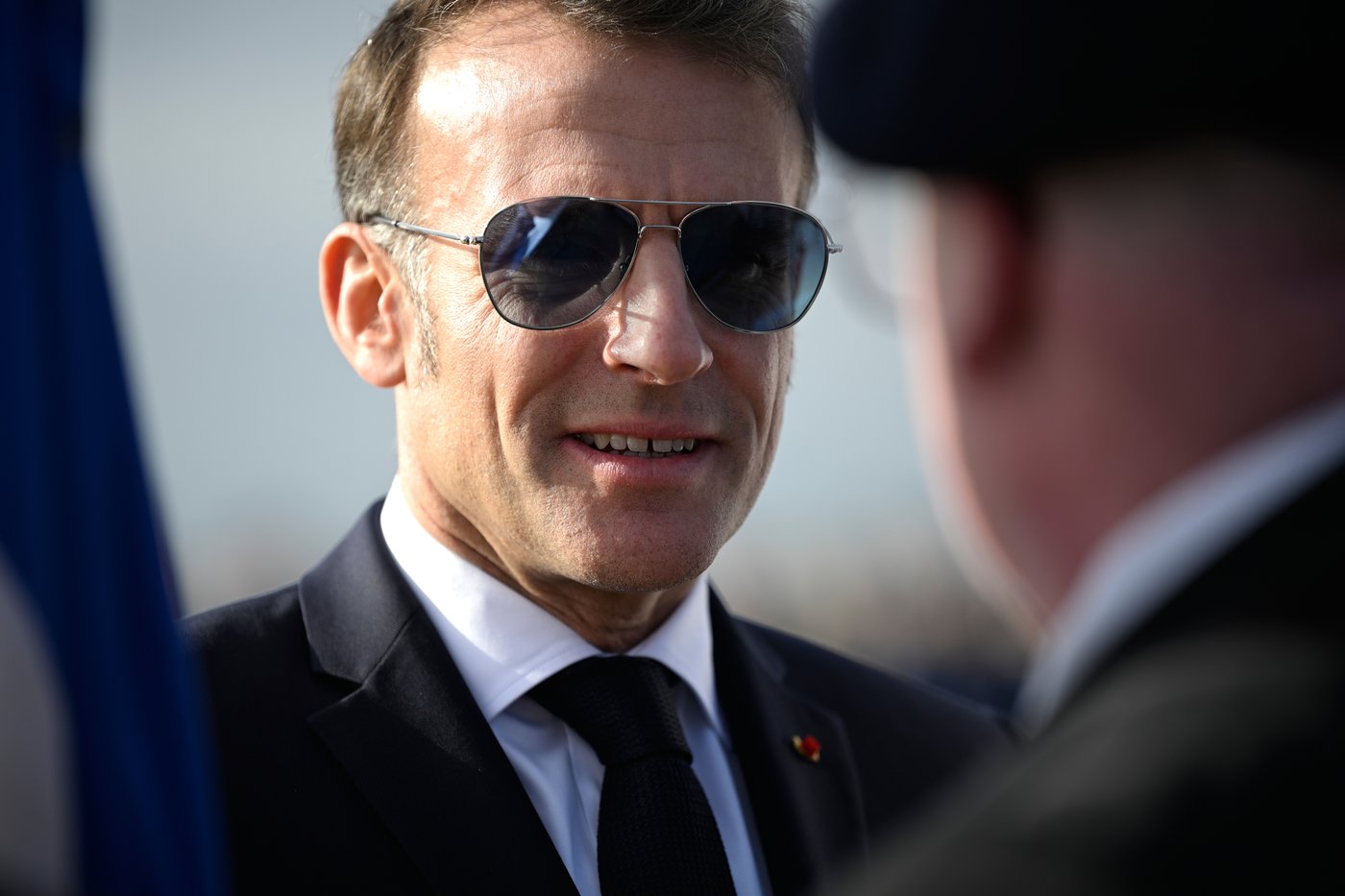 France's Macron laughs off 'harmless' eye condition as he addresses troops | iNFOnews.ca